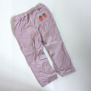 Baby Boden Strawberry Lavender Corduroy Pants Girls 2-3y